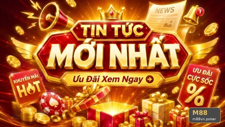 Khuyến Mãi M88 Tại m88vn.poker: Đọc Chi Tiết Giao Diện Tin Mới, Ưu Đãi Và Điều Kiện Nhận Thưởng – Kiểm Tra Theo Bàn Cùng Hướng Dẫn Xác Minh Tài Khoản, Bảo Vệ Thông Tin Cá Nhân