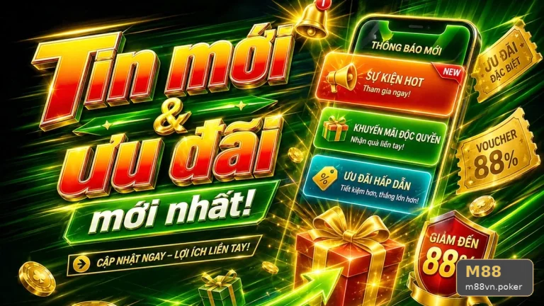 Quên đọc chú thích nhỏ khi nhận ưu đãi: Bản đồ nếu-thì xử lý khuyến mãi M88