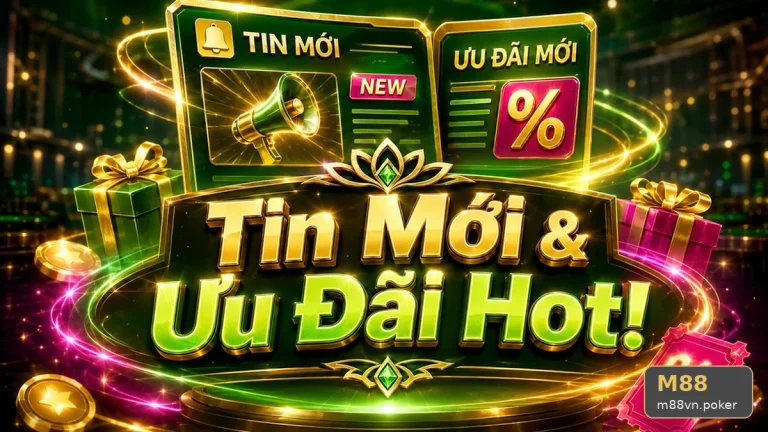 Soi từng pixel ưu đãi M88 đến lúc chốt điều kiện nhận thưởng khuyến mãi