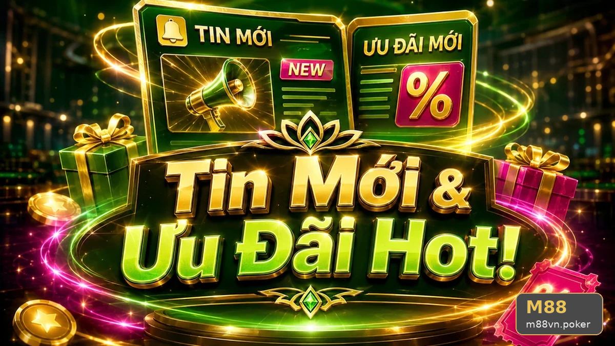 Soi từng pixel ưu đãi M88 đến lúc chốt điều kiện nhận thưởng khuyến mãi
