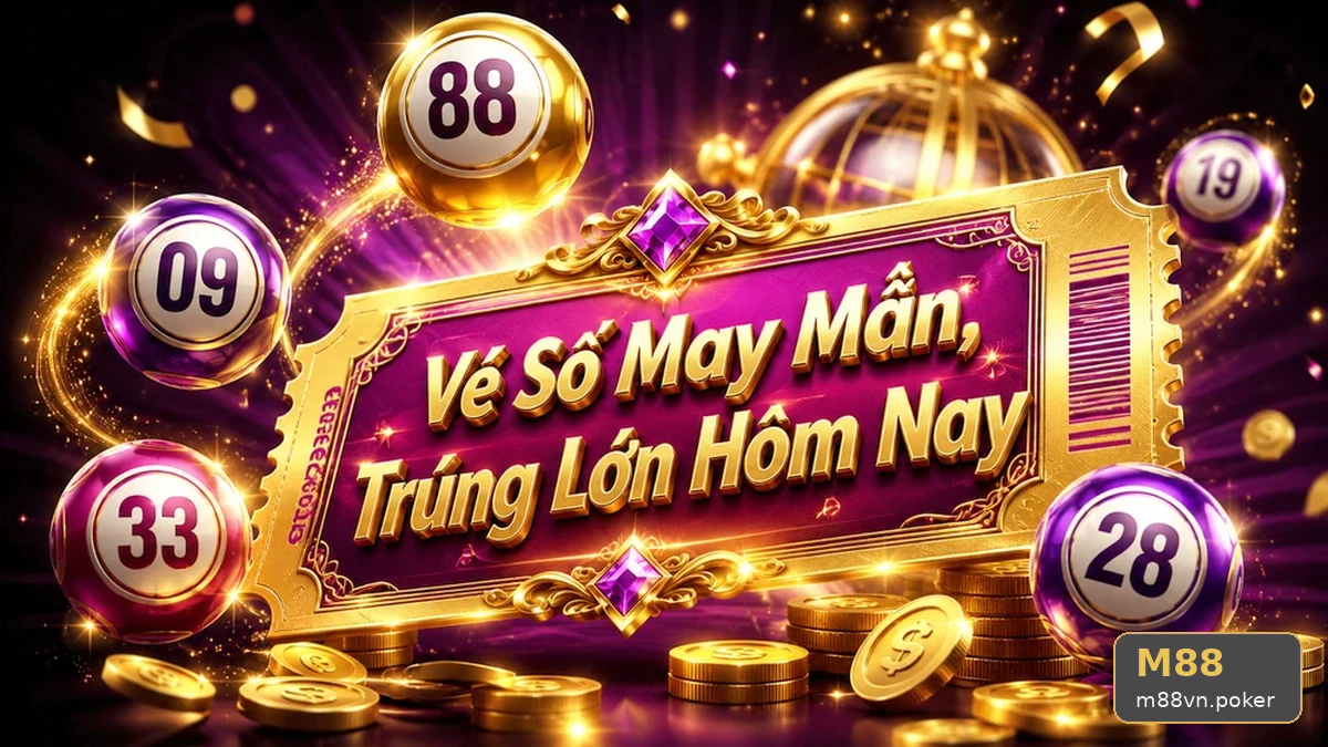 Xổ Số M88 Tại m88vn.poker: Đọc Chi Tiết Giao Diện Vé Số, Kết Quả Và Kiểm Tra Theo Bàn – Giải Thích Trách Nhiệm Cá Nhân Khi Tham Gia Trò Chơi May Rủi
